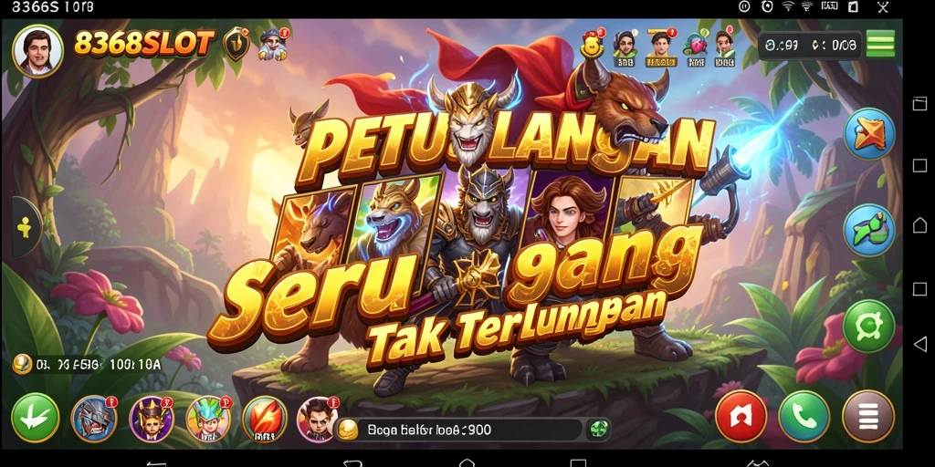 Tampilan gameplay 8368SLOT yang penuh aksi dan teka-teki menantang.