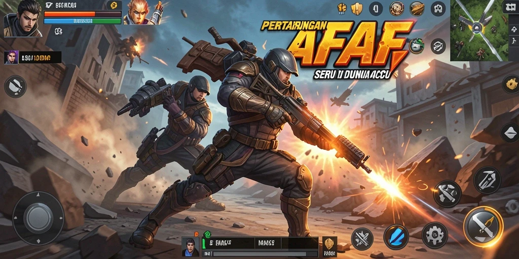 Gameplay Action yang menegangkan dan penuh adrenalin.