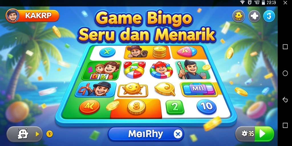 Tampilan gameplay KAKRP dengan suasana Bingo yang seru.