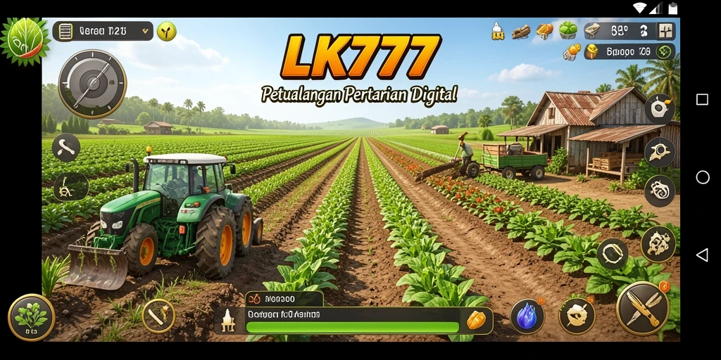Gameplay seru bertani di LK777 dengan berbagai tanaman.