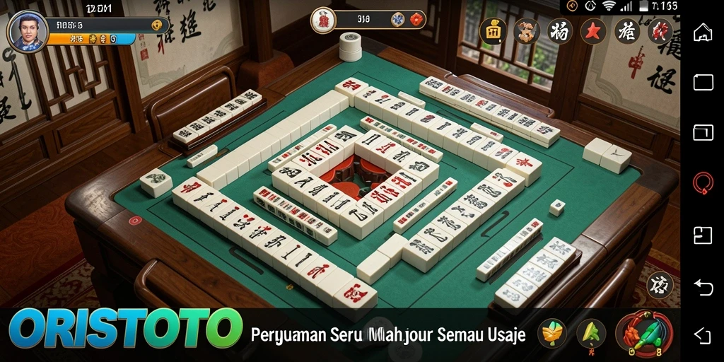 Tampilan permainan ORISTOTO yang seru dan menarik.