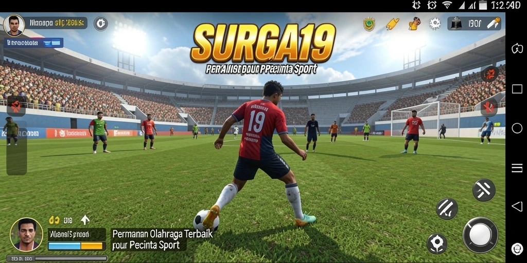 Menampilkan gameplay SURGA19 dengan visual yang menakjubkan dan interaksi pemain.