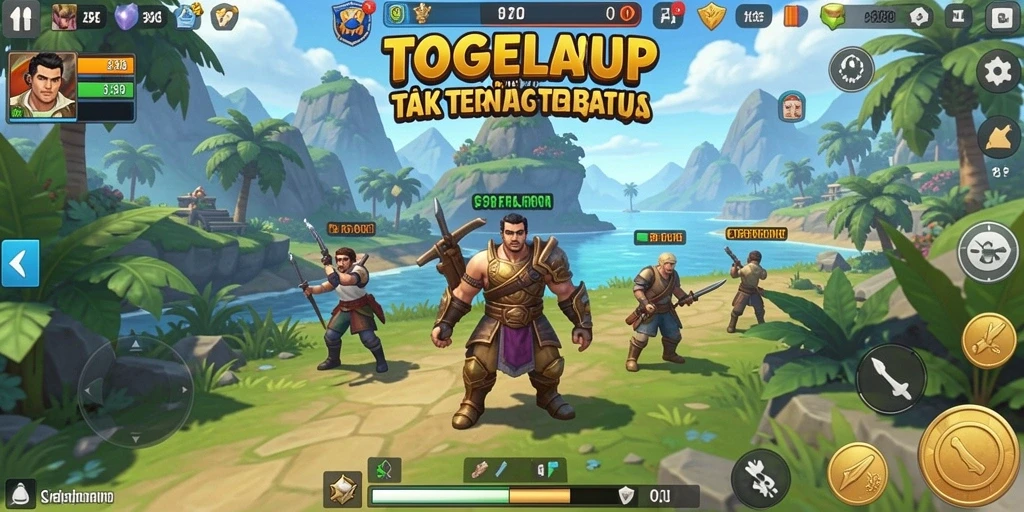 Gameplay TOGELUP yang mengasyikkan di dunia terbuka.